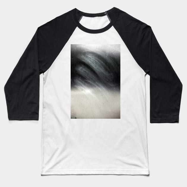 Grey Abstract Painting Art Creative Baseball T-Shirt by Islanr